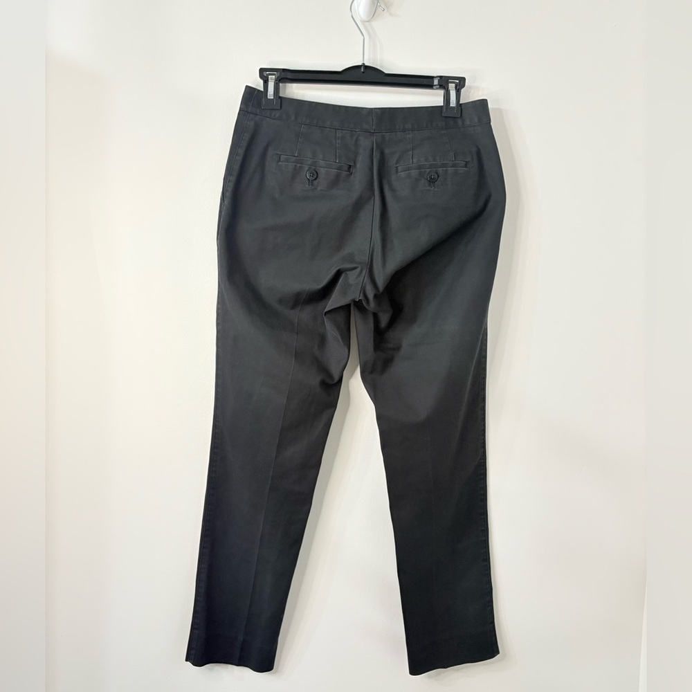 🐈‍⬛BROOKS BROTHERS Womens 6 Black Stretch Cotton Advantage Chino® Pants Office - Picture 5 of 6